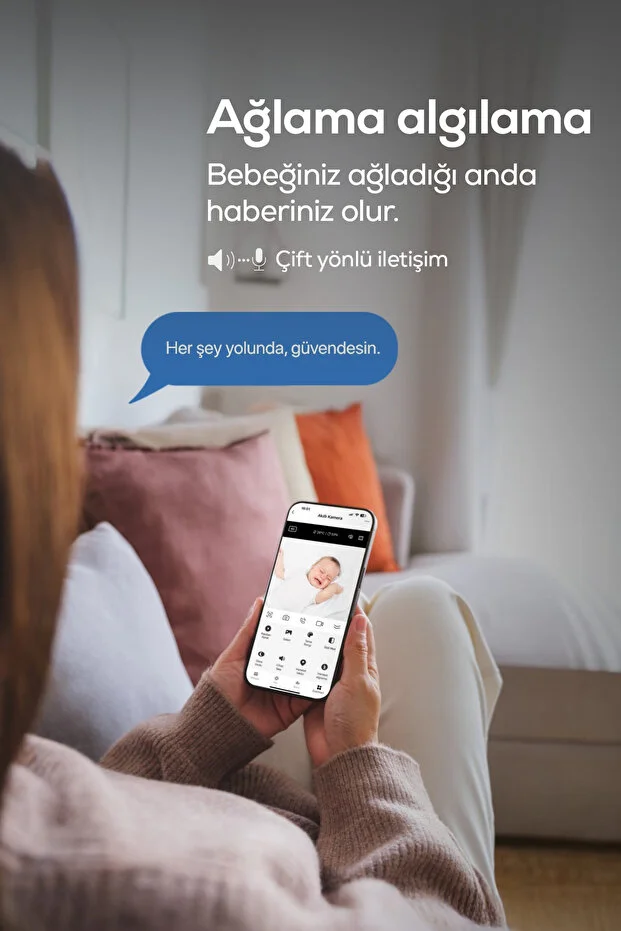 Akıllı Bebek Kamerası ve Beyaz Gürültü Uyku Arkadaşı Seti Şarjlı Monitörlü Gece Görüşlü 25 Sesli Işıklı Akıllı Bebek Kamerası ve Beyaz Gürültü Uyku Arkadaşı Seti Şarjlı Monitörlü Gece Görüşlü 25 Sesli Işıklı
